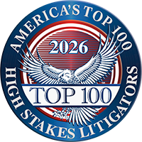Les Weisbrod Top 100 High Stakes Litigator